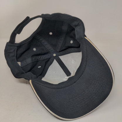 Unbranded Men's Strapback Hat Black OSFA Embroidered New York Yankees Logo MLB