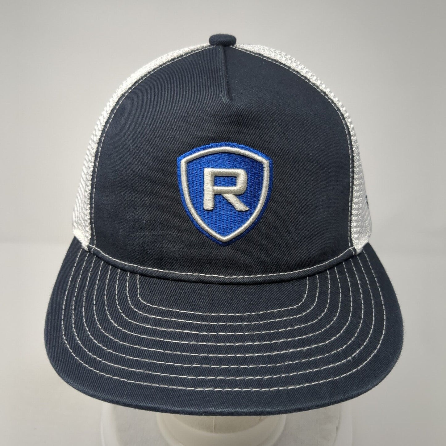 Royal Truck Body Snapback Trucker Hat Blue One Size Adjustable Mesh Back