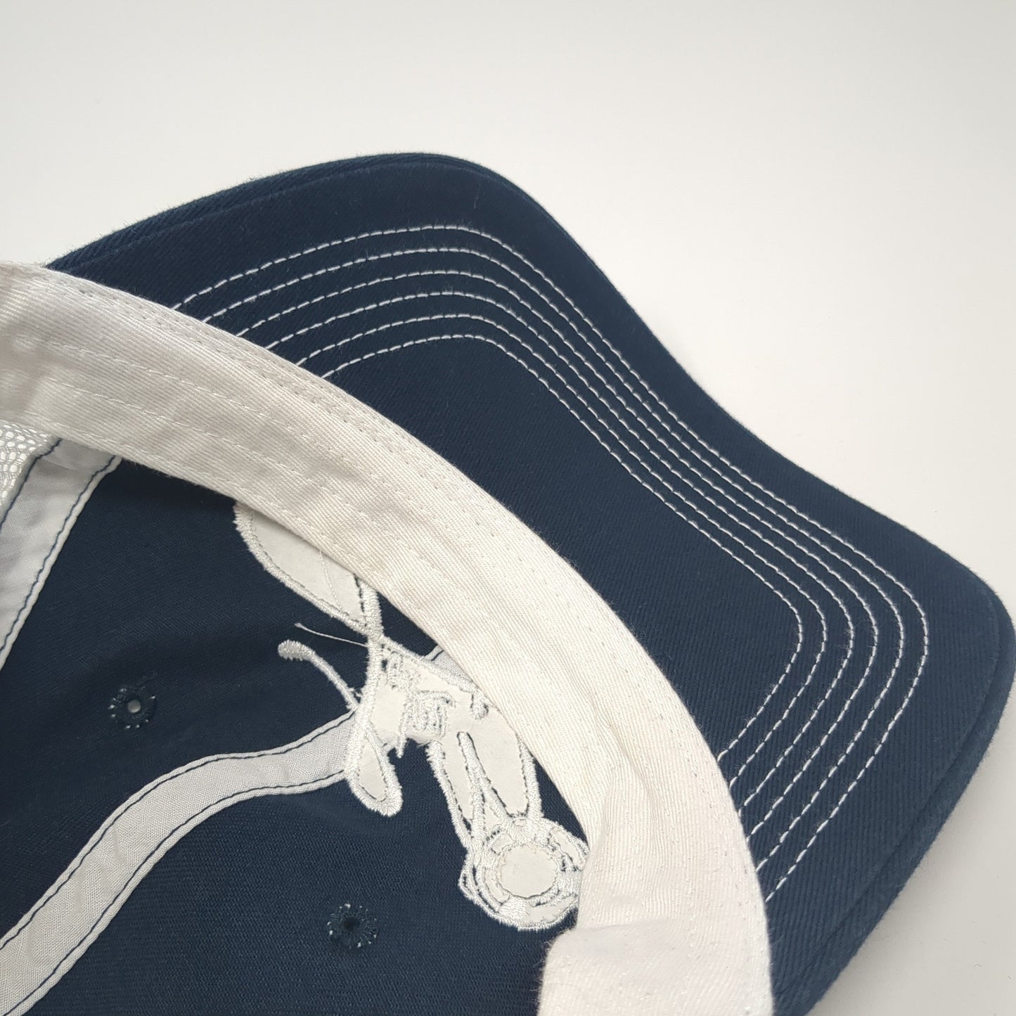 Lake 30 Strapback Trucker Hat Blue One Size Mesh Back Outdoor District