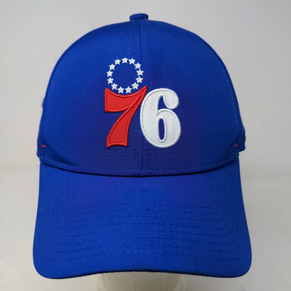 New Era Men's Strapback Hat Blue Size OSFM Embroidered Philadelphia 76ers Logo