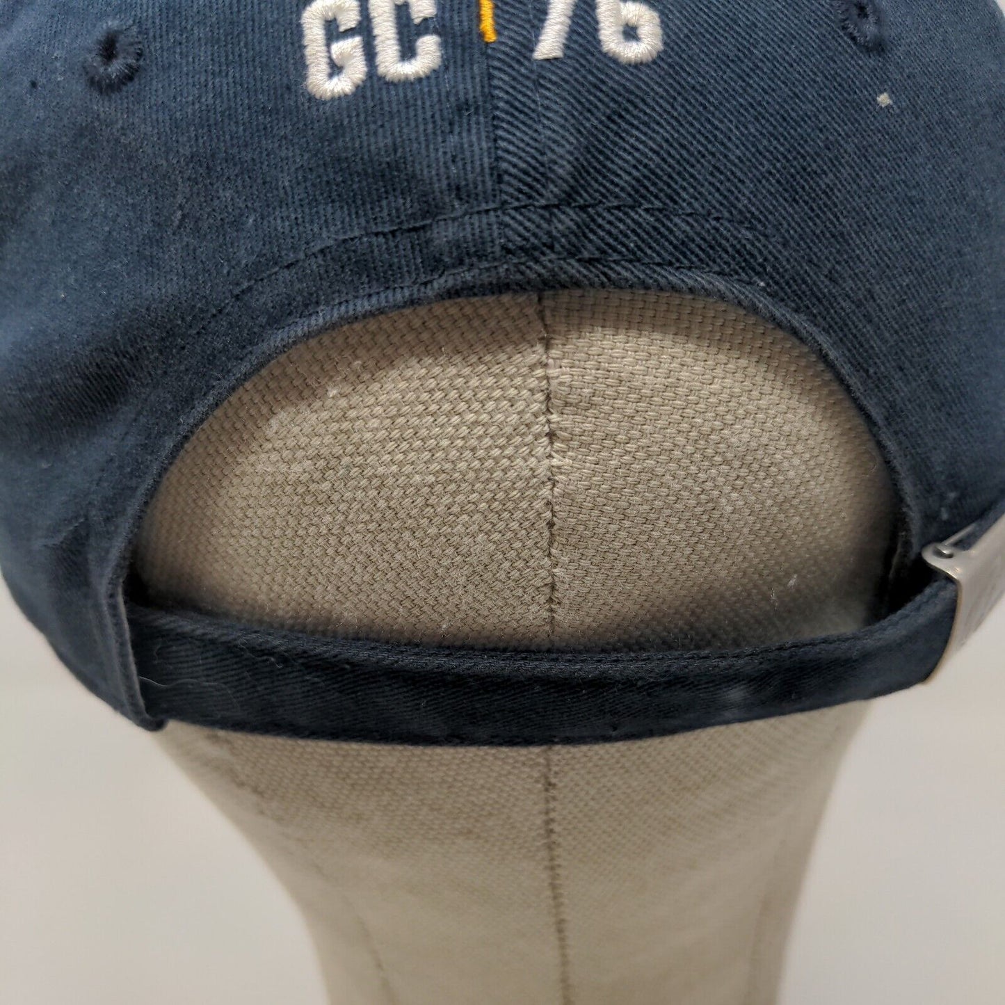 Muirfield Village Golf Club Men's Slideback Hat Blue Memorial Tournament Logo