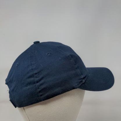 Mobro Marine Strapback Hat Blue One Size Embroidered Adjustable 6 Panel