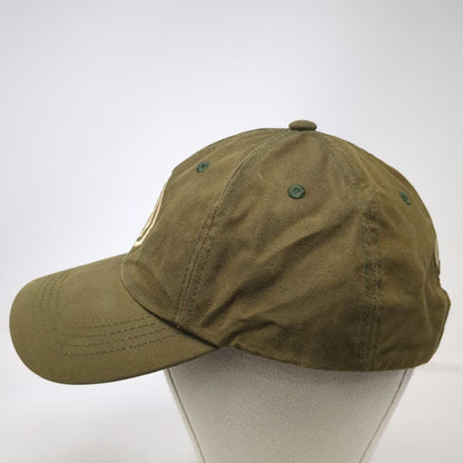Beretta Baseball Cap Green One Size Embroidered Logo Cotton Canvas Slideback Hat
