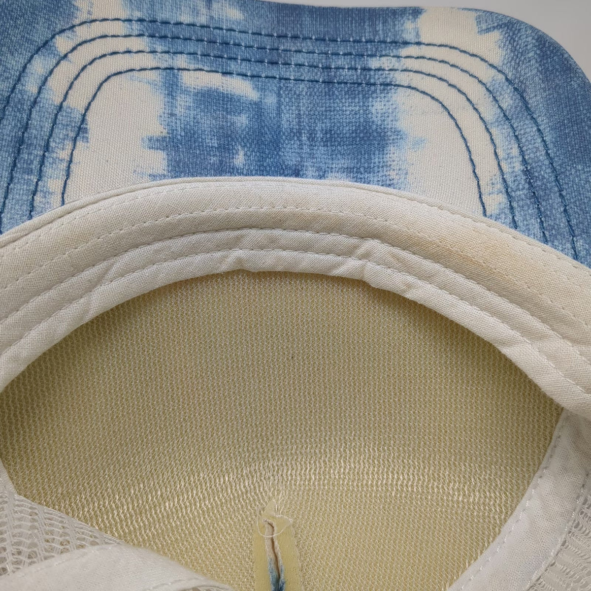 Billabong Trucker Hat Blue One Size Mermaid Club Mesh Back Snapback Tie Dye Foam