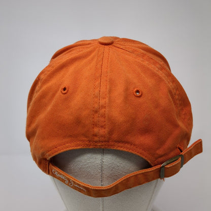 Bobby Jones Slideback Hat Orange One Size Adjustable Embroidered Solid