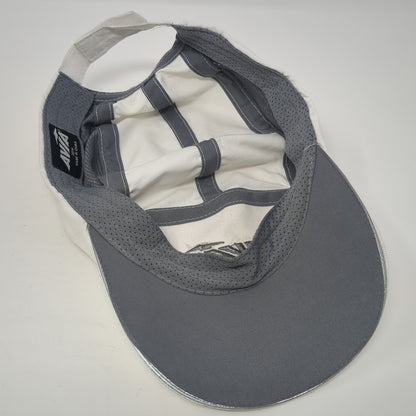 Avia Strapback 5 Panel Cap White One Size Adjustable Lightweight Embroidered