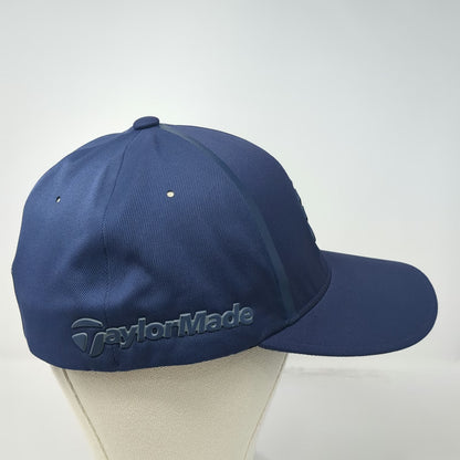 Adidas Baseball Cap Blue XL Fitted TaylorMade Golf Flexfit Delta Embossed Hat