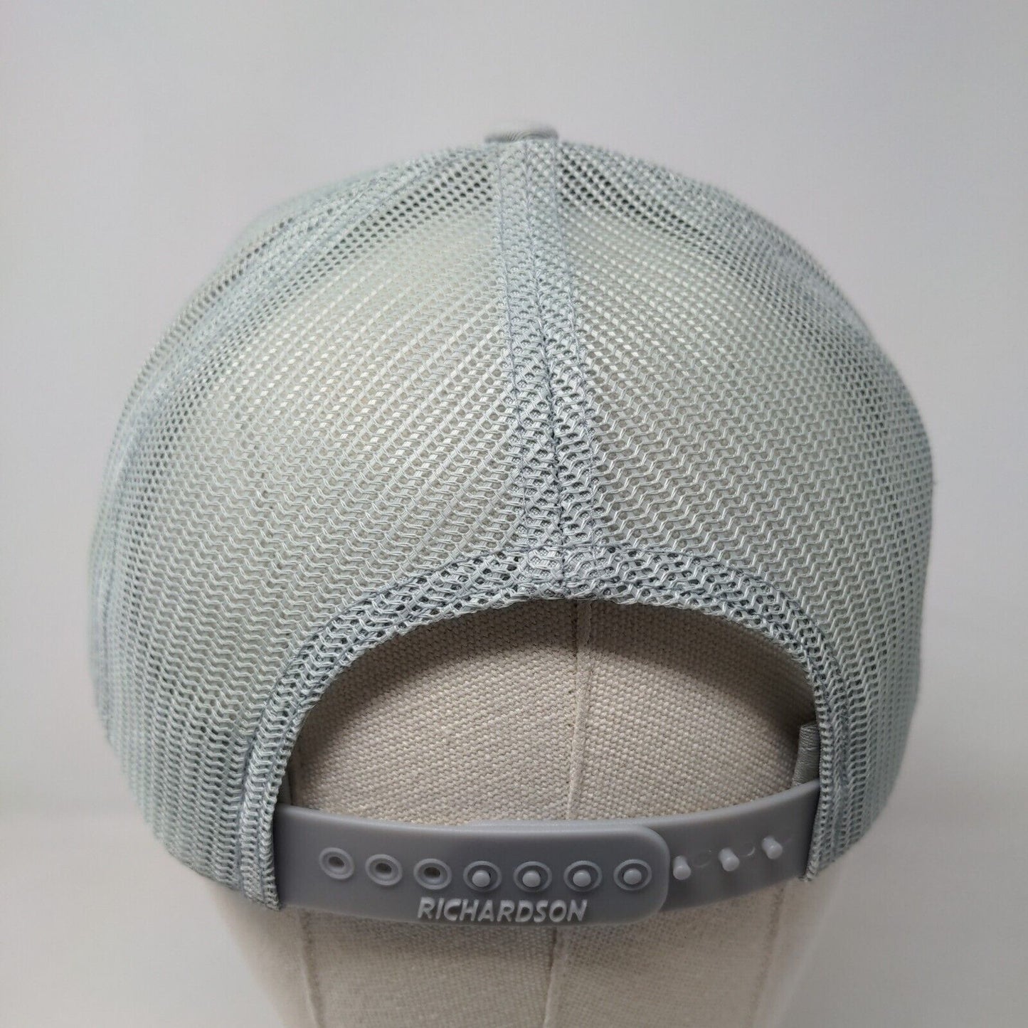 Richardson Men's Snapback Mesh Back Hat Gray Adjustable Jordan Oaks Logo