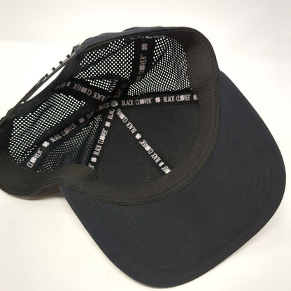 Black Clover Snapback Hat Black One Size Live Lucky Everyday Laser Cut