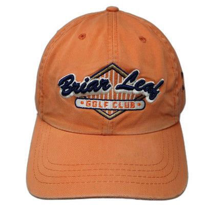 American Dry Goods Baseball Cap Orange OSFM Briar Leaf Golf Club La Porte Hat