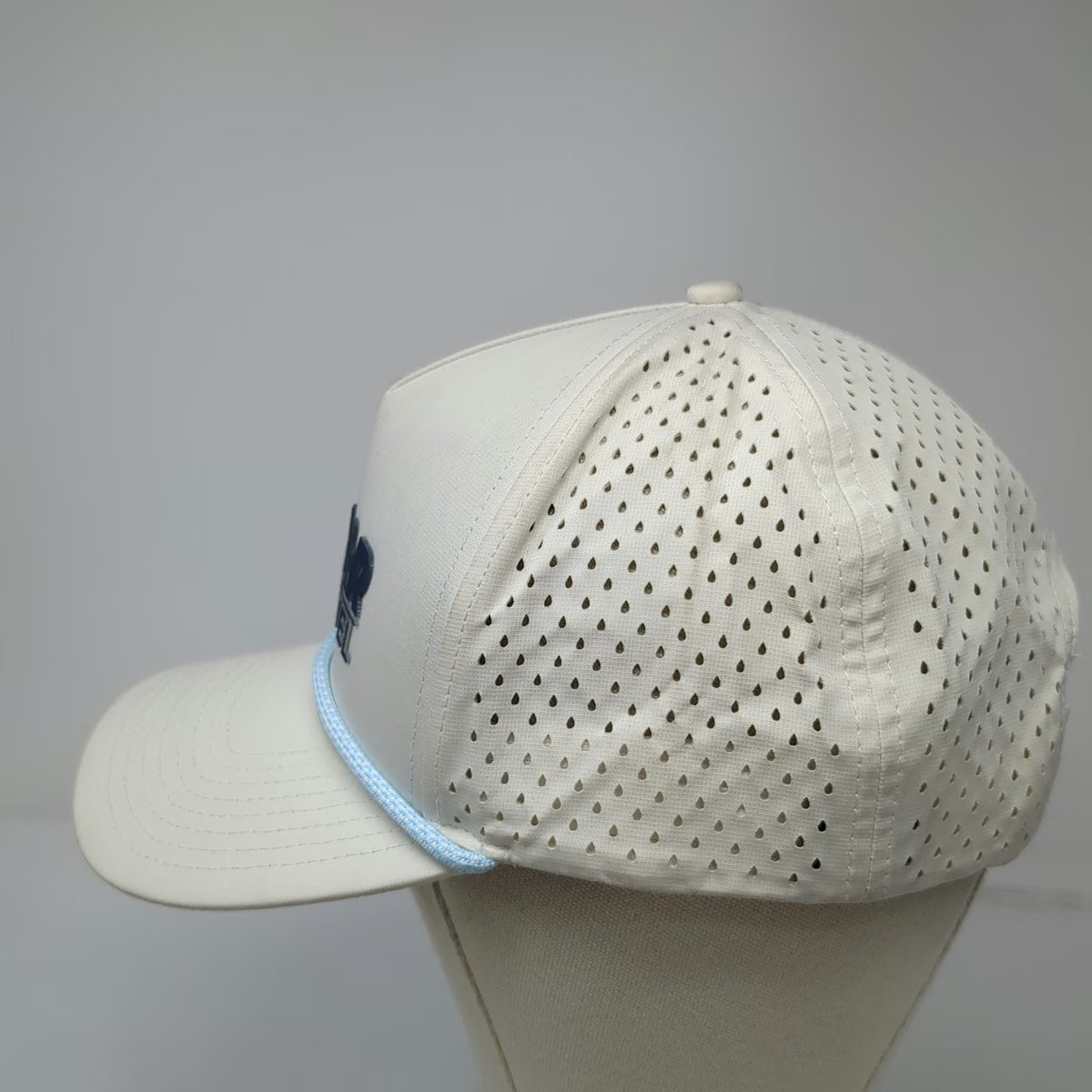 Zapped Blackhawk Trucker Hat Beige One Size Perforated Mesh Rope Jomar Travel