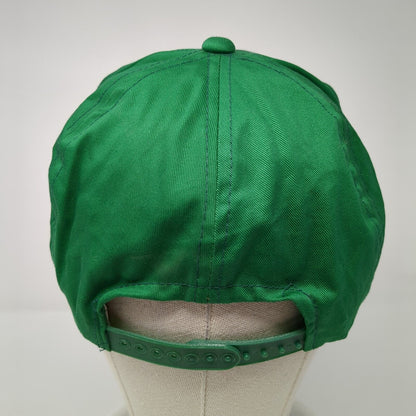 Wrag Time Transportation Express Truck & Air Freight Snapback Hat Green OS Rope
