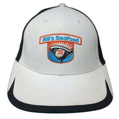 Fahrenheit Headwear Baseball Cap White One Size Bills Seafood Golf Slideback Hat