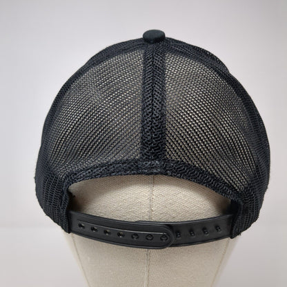 Bass Pro Shops Gone Fishing Trucker Hat Black OSFM Mesh Back Adjustable