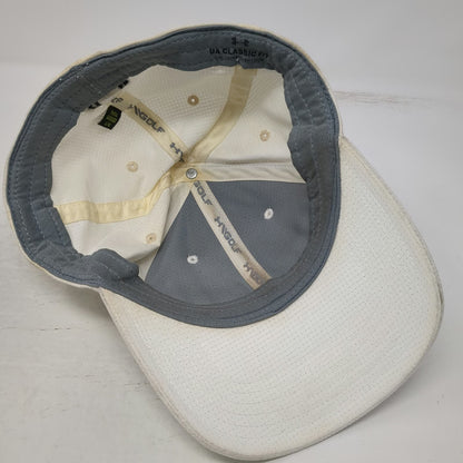 Under Armour Baseball Cap White XL Golf Performance Textured Classic Fit Hat