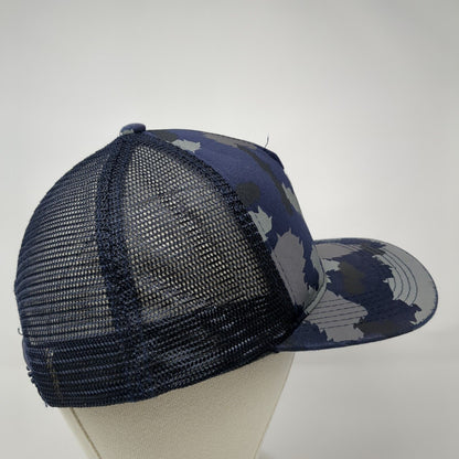 Poler Snapback Mesh Back Trucker Hat Camouflage One Size Camp Vibes