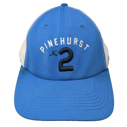 '47 Pinehurst No 2 Golf Baseball Cap Blue White One Size Stretch Fit Mesh hat