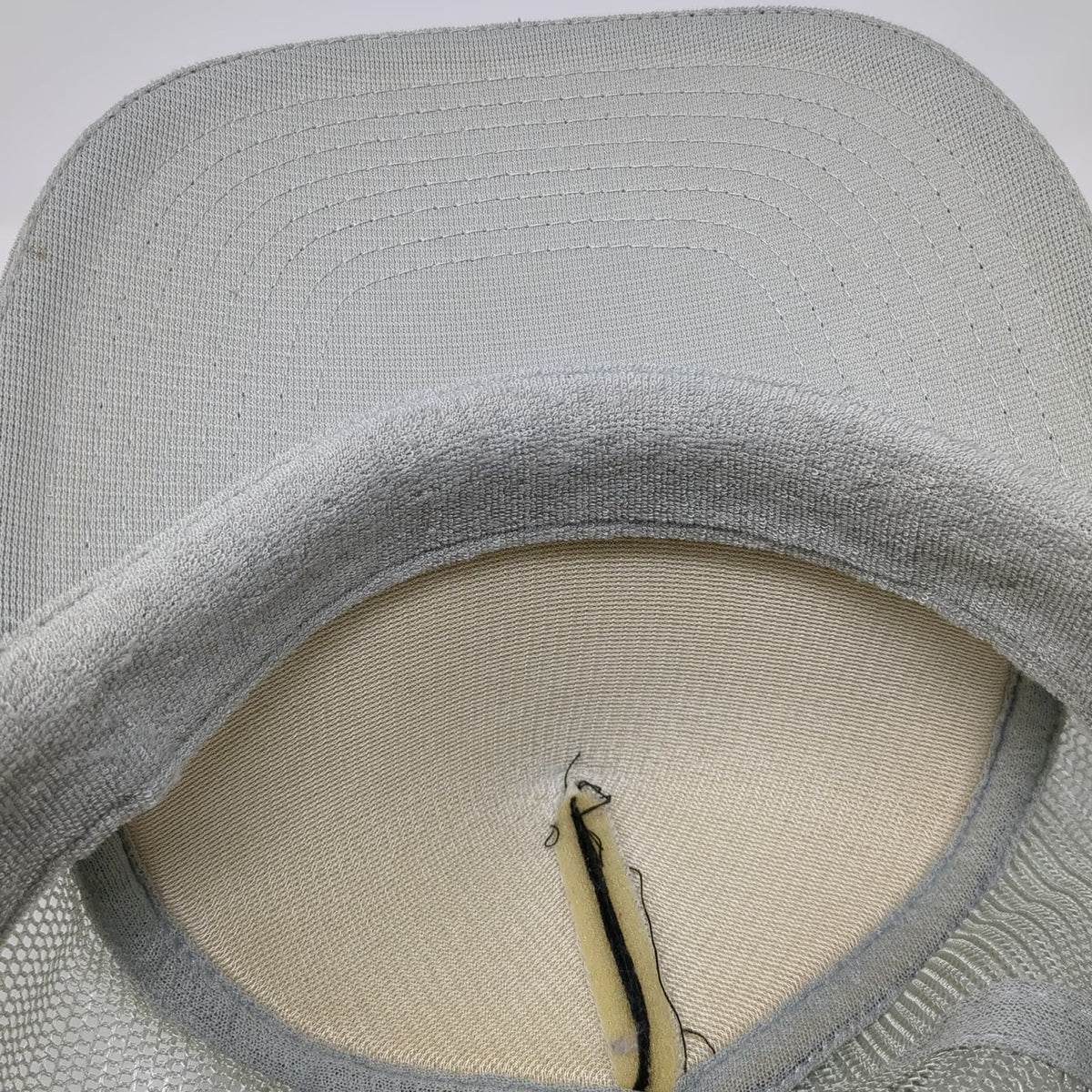 Breakmark Trucker Hat Gray Black One Size Astronaut Frisbee Disc Golf Mesh Cap