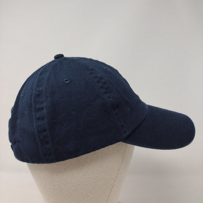 French Fries Slideback Hat Blue OSFA Adjustable Embroidered Vented Holes Cotton