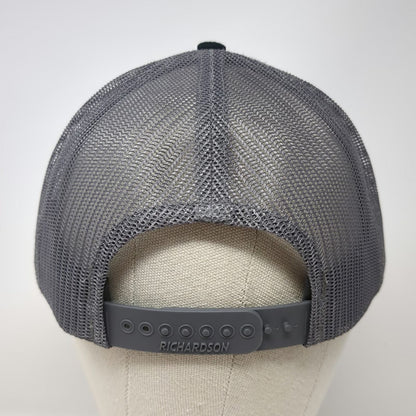 Richardson Trucker Hat Black One Size Pines Plumbing Mesh Snapback Style 112