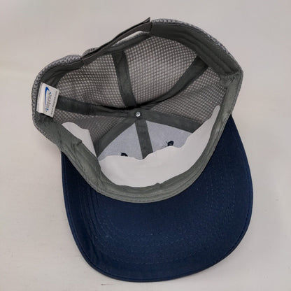 TORO Snapback Mesh Back Hat Blue One Size Embroidered Colorblock