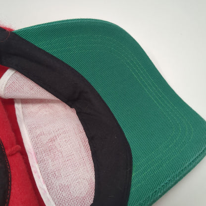 Ho Ho Ho Snapback Santa Cap Multicolor One Size Adjustable Holiday Christmas