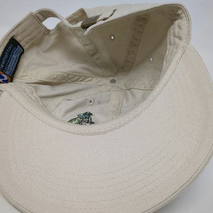 Newhattan Baseball Cap Beige One Size Hawaii Hula Girl Embroidered Strapback Hat