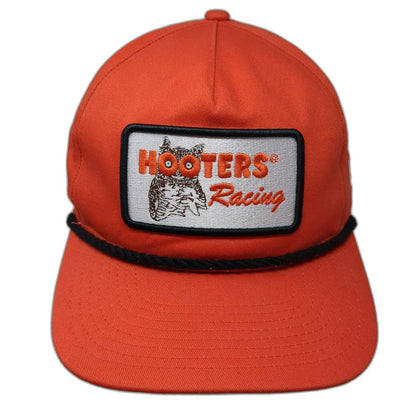 New Era 5 Panel Orange One Size Hooters Racing NASCAR #9 Rope Snapback Green Hat