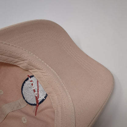 NASA Slideback Hat Tan One Size Adjustable Embroidered Prairie Mountain