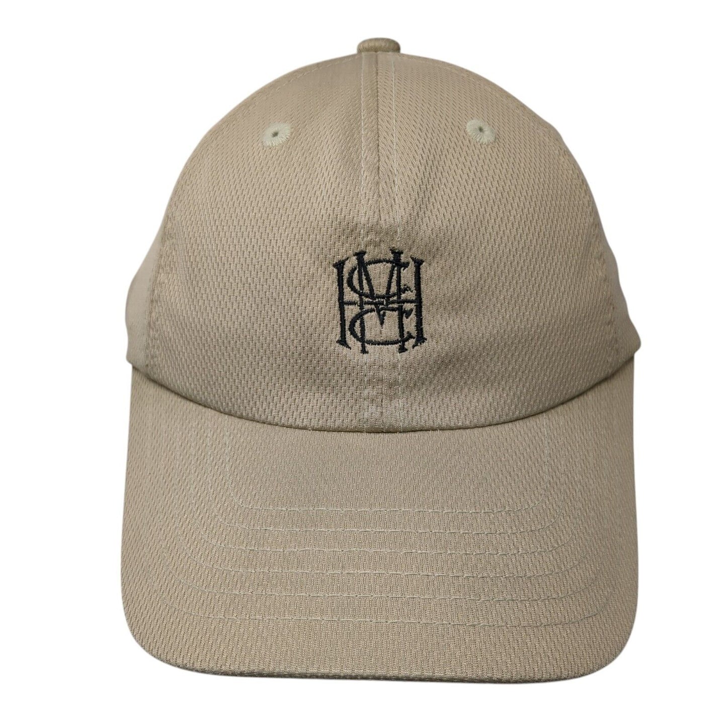 Imperial Strapback Hat Tan One Size Adjustable Embroidered 6 Panel