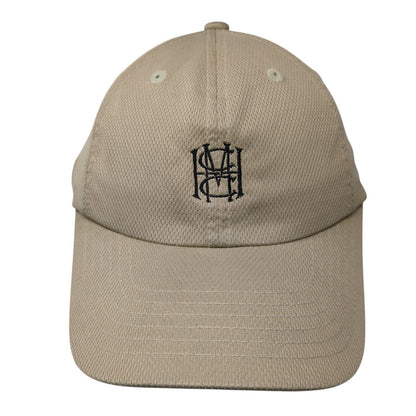 Imperial Strapback Hat Tan One Size Adjustable Embroidered 6 Panel