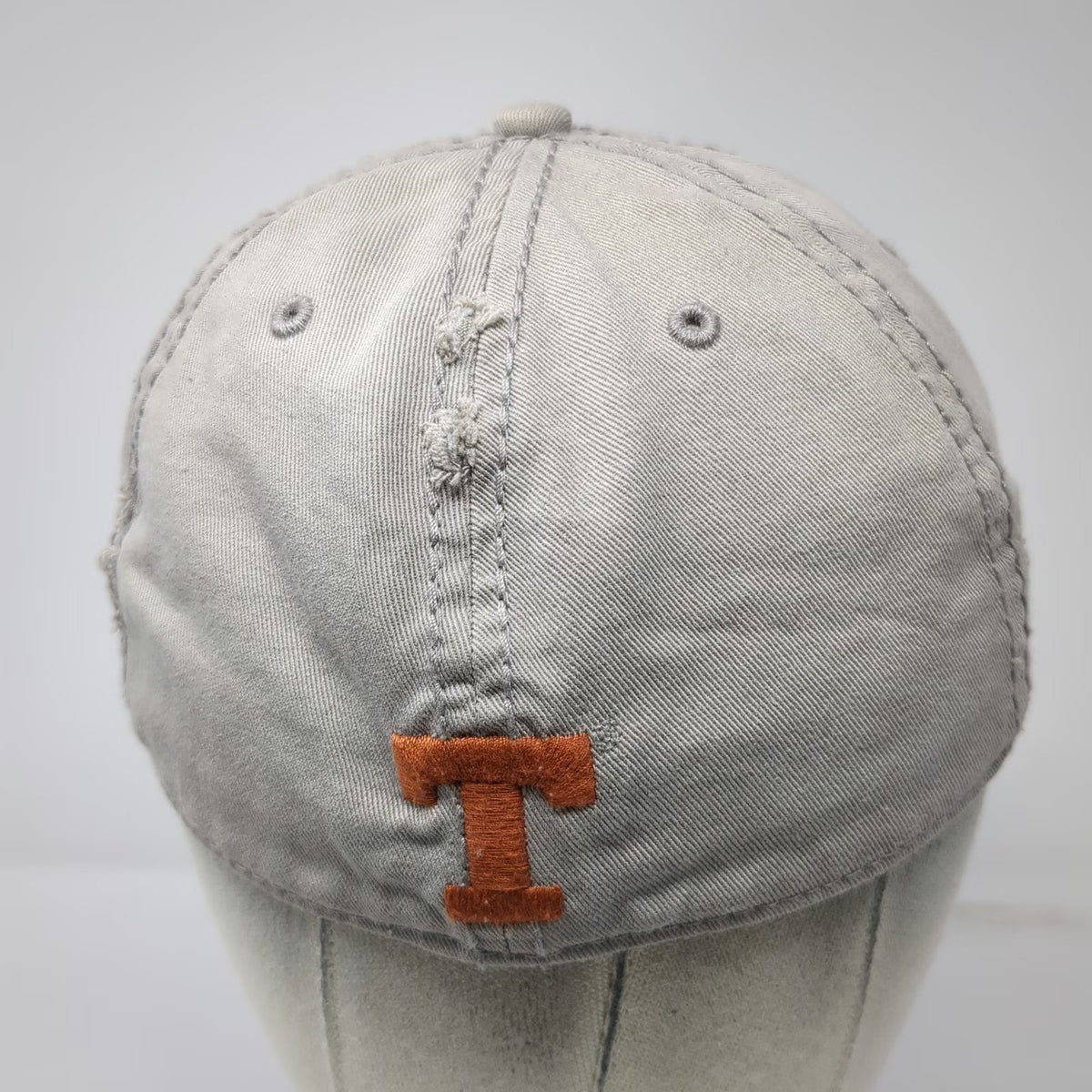 Texas Longhorns NCAA 47 Brand Cap Beige Orange S Distressed Cotton Franchise Hat