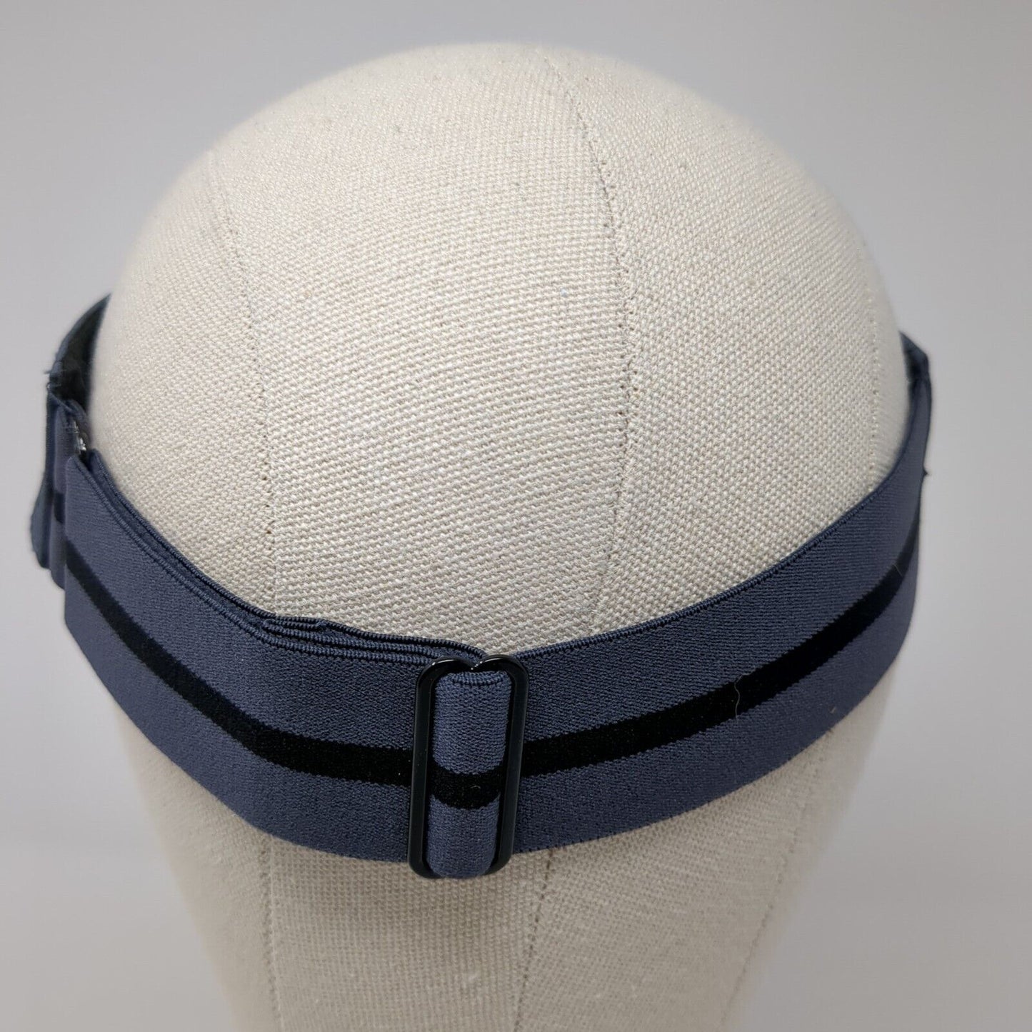 Unbranded Slideback Sun Visor Hat Slate Gray One Size Adjustable Blank