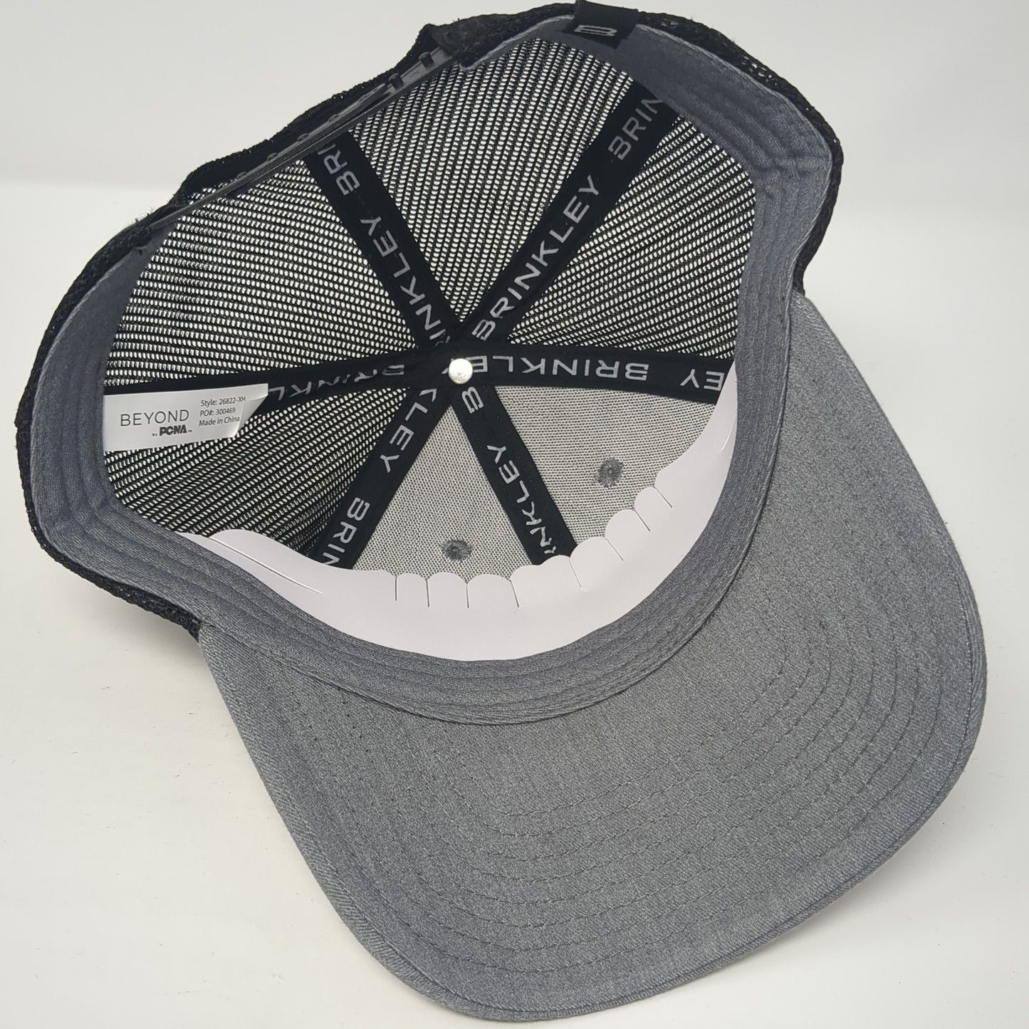 Brinkley RV Snapback Trucker Hat Gray One Size Adjustable Mesh Back Beyond