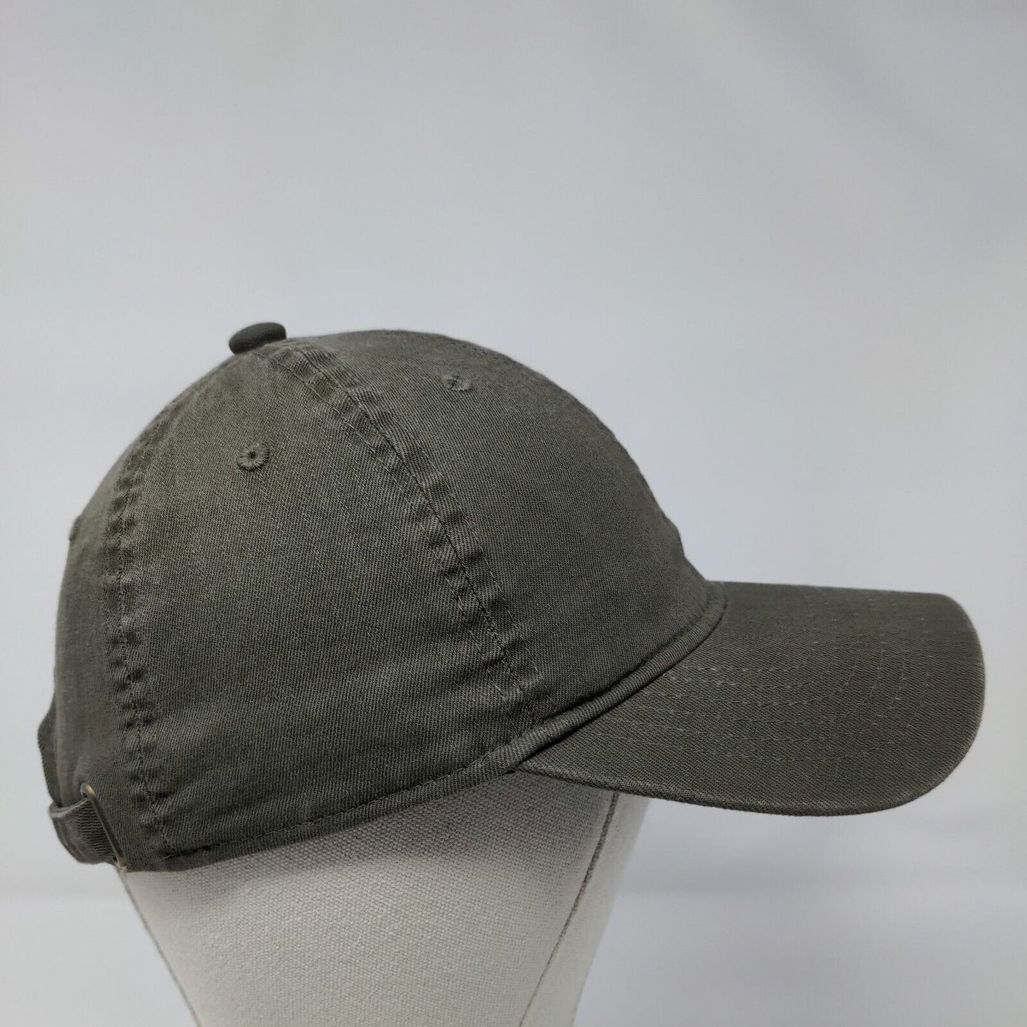 Unbranded Slideback Hat Brown OSFA Adjustable 6 Panel Blank Solid
