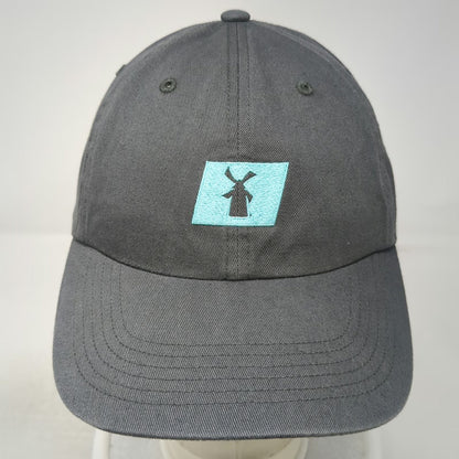 Baseball Cap Gray One Size Cheers to the Wiseman Windmill Logo Cotton Strap Hat