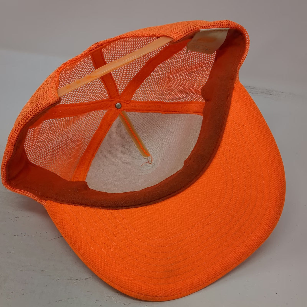 Otto Cap Trucker Hat Orange One Size Mancos Colorado Elk Mesh Snapback Foam