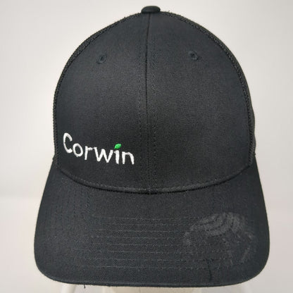 Port Authority Baseball Cap Black M Mesh Back Flexfit Corwin Ford Nampa Hat