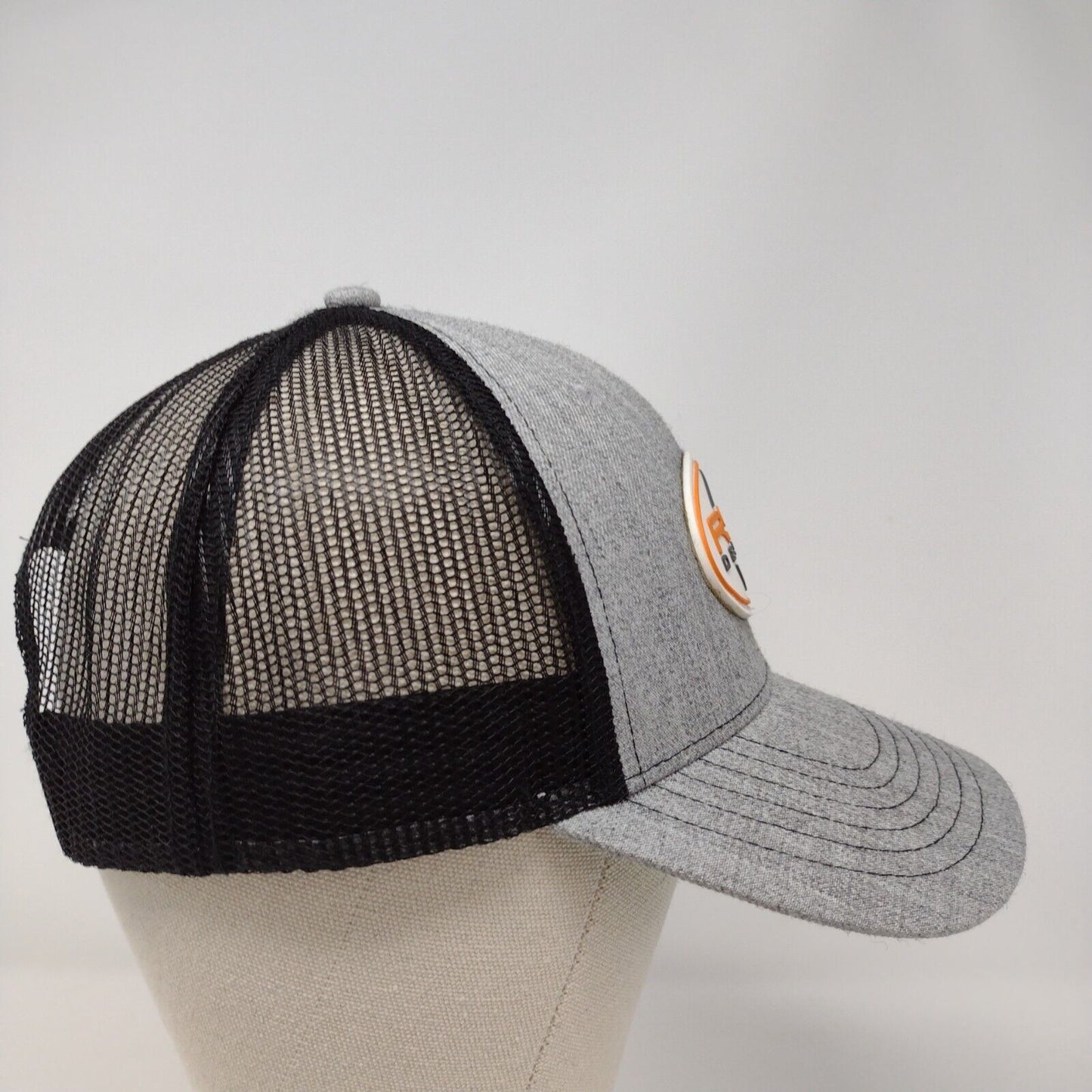 RSP Design Patch Snapback Mesh Back Trucker Hat Gray OSFA Cap America