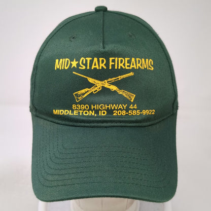 Cobra 5 Panel Hat Green One Size Snapback Mid-Star Firearms Middleton Idaho Gun