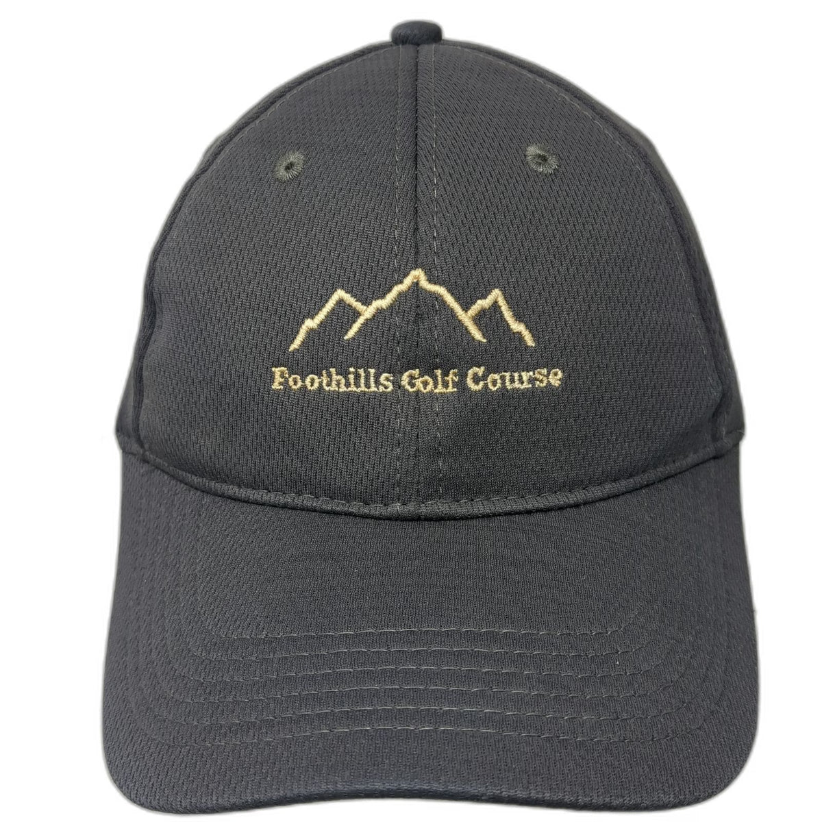 Sport-Tek Baseball Cap Gray One Size Foothills Golf Course Strapback Hat