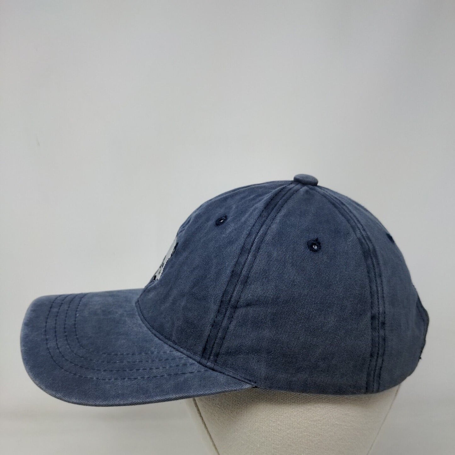 Panda Slideback Hat Blue One Size Adjustable Embroidered Nissi Caps