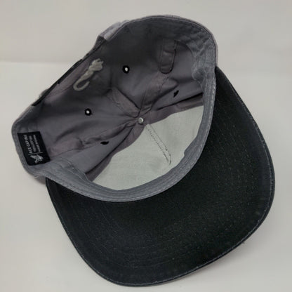 Cali Bear Snapback Hat Gray One Size Adjustable Colorblock Ace Cap Inc