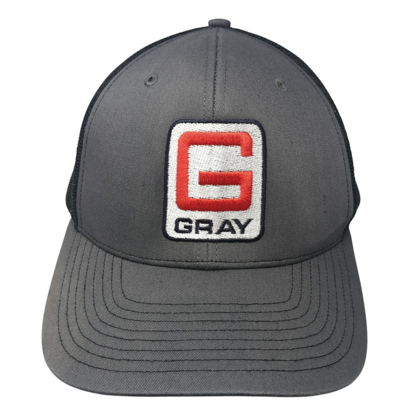 Gray Snapback Trucker Hat Gray One Size Mesh Back Richardson Outdoor