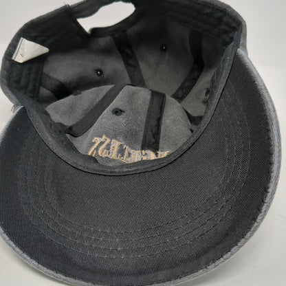 Linea Style Los Angeles Baseball Cap Gray Gold One Size Cotton Slideback Hat