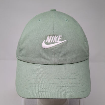 Nike Slideback Hat Green One Size Adjustable Embroidered Heritage86 Cotton