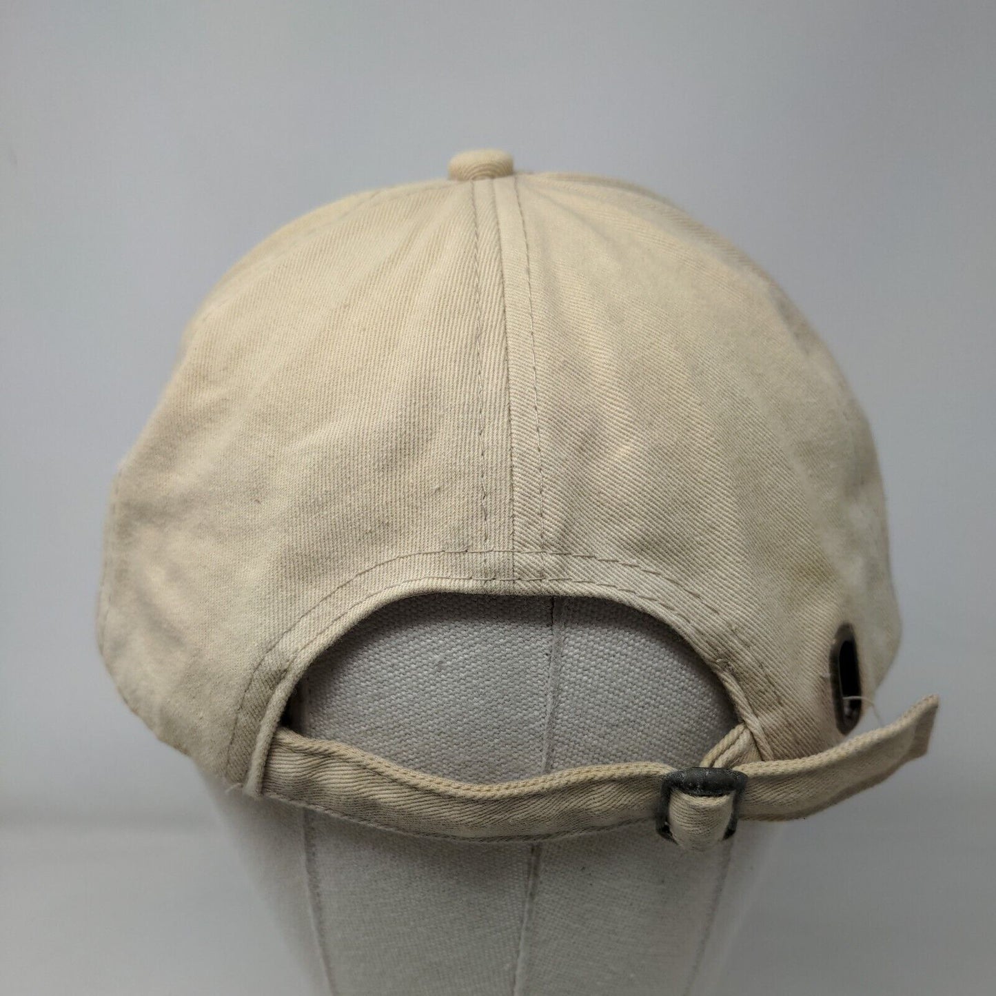 Villagers For Veterans Slideback Hat Tan One Size Embroidered 6 Panel