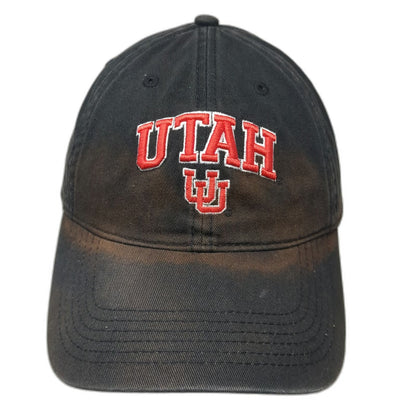 Legacy Utah Utes NCAA Cap Black Red White One Size Slideback Embroidered Logo