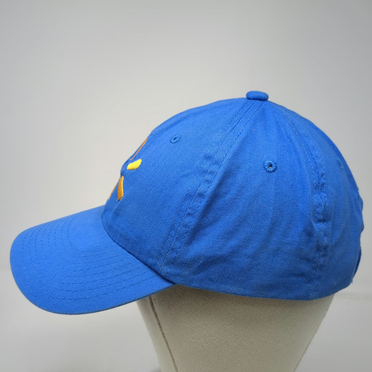 Walmart Spark Logo Yellow Embroidered Blue One Size Strapback Baseball Cap Hat