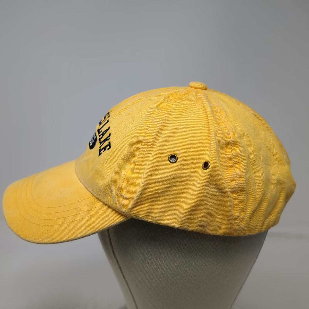 MV Sport Baseball Cap Yellow One Size Redfish Lake Lodge Adjustable Cotton Hat